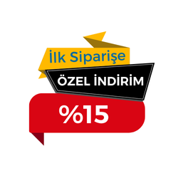 İLK SİPARİŞE ÖZEL <br> %15 İNDİRİM